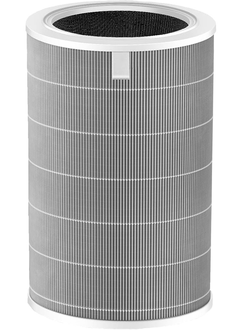 DAODEFUL Air Filter Replacement Compatible with Xiaomi Mi Smart Air Purifier 4 Pro, 3 in 1 H13 True HEPA and Activated Carbon Replacement Filter, Gray - 1 Pack - Image 1